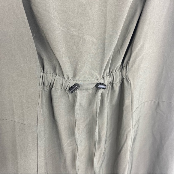 J. Jill Fit Size XL Olive Green Gathered Performance Stretch Active Dress N2 - Picture 2 of 7